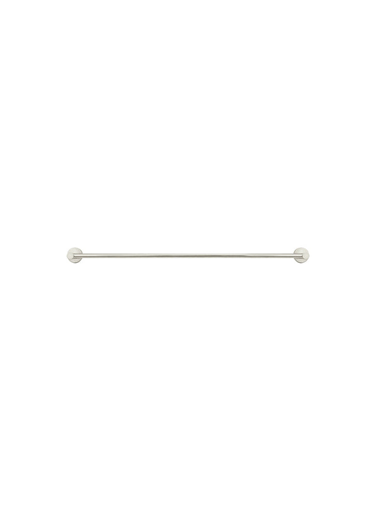 Meir Round Single Towel Rail - Brushed Nickel