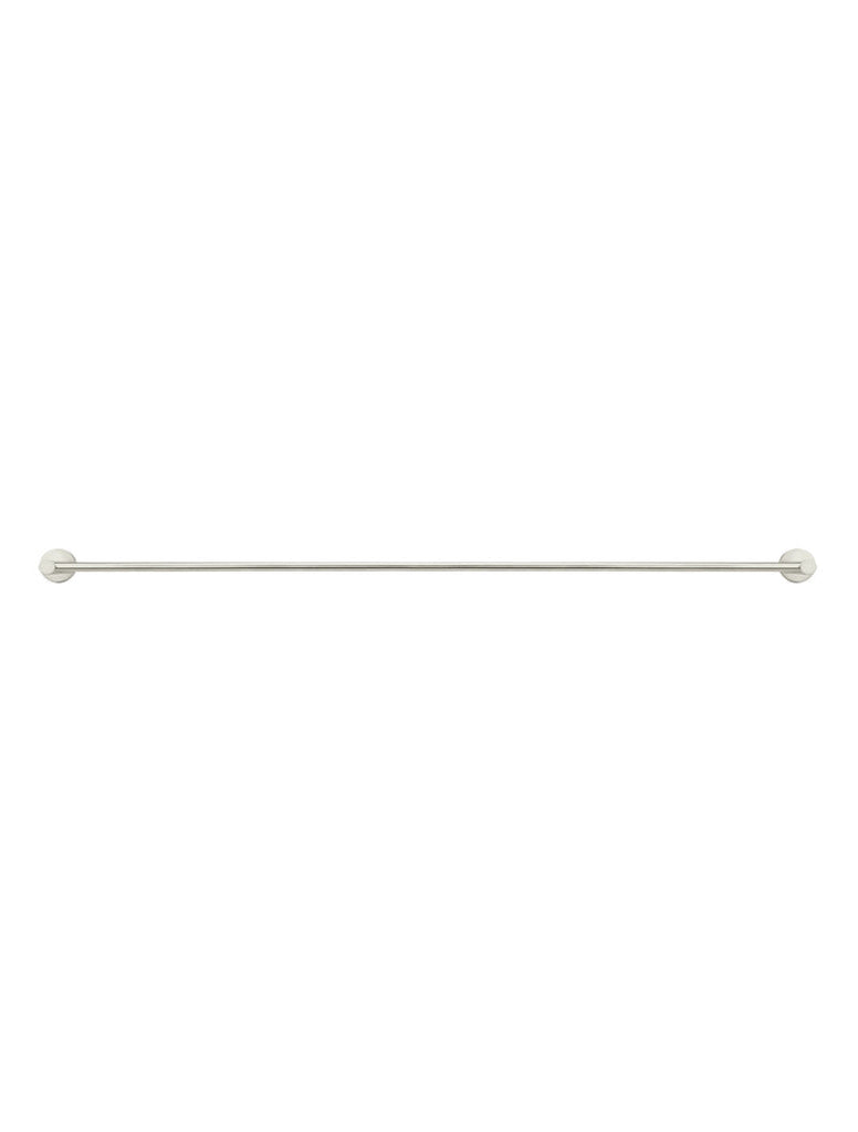 Meir Round Single Towel Rail - Brushed Nickel