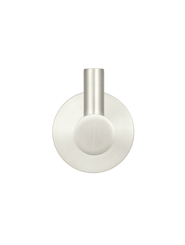 Meir Round Robe Hook - Brushed Nickel