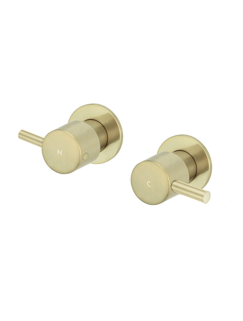 Meir Round Quarter Turn Wall Top Assemblies - Tiger Bronze