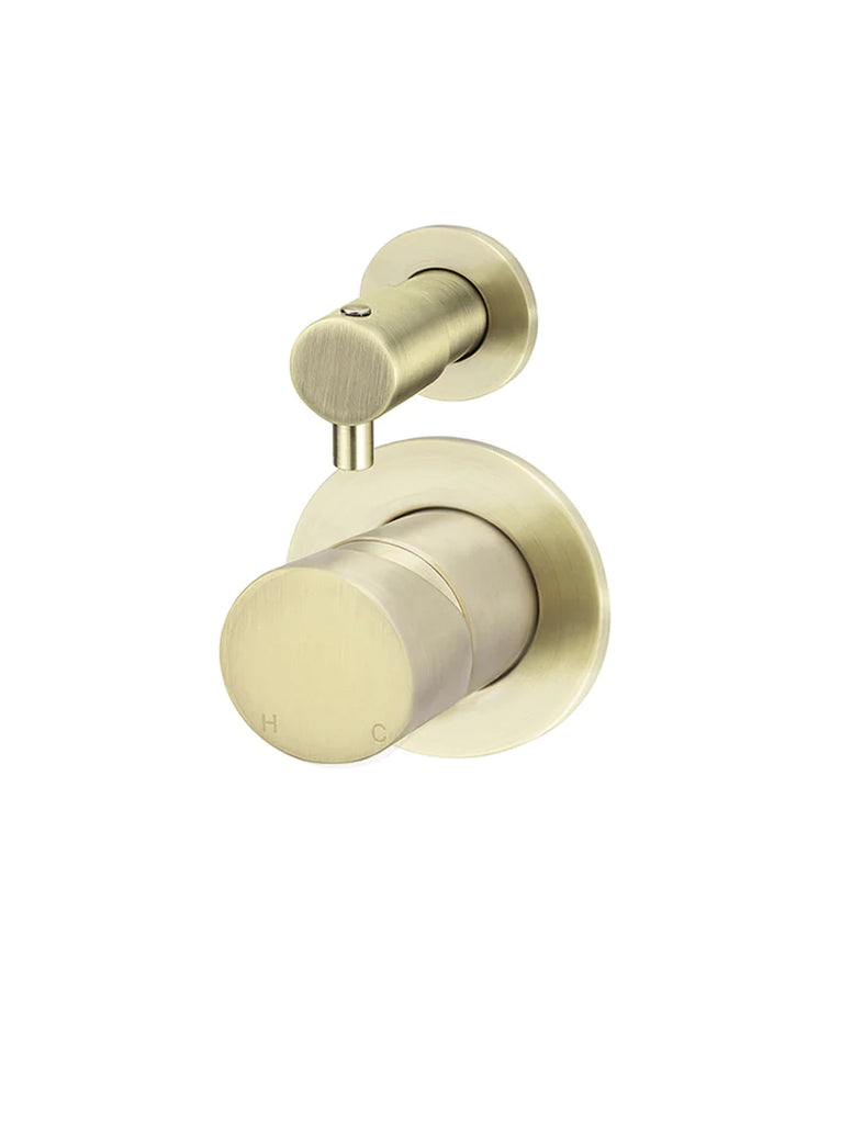 Meir Round Wall Mixer Diverter - Tiger Bronze