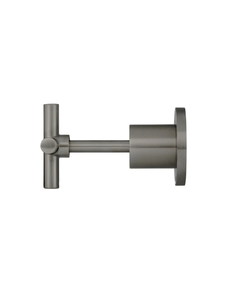 Meir Round Cross Handle Wall Top Assemblies - Shadow