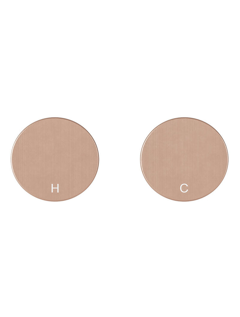 Meir Circular Wall Top Assemblies - Champagne Rose Gold