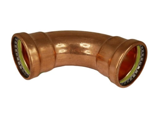 Copper Press 90° Elbow Gas 80MM - Wellsons