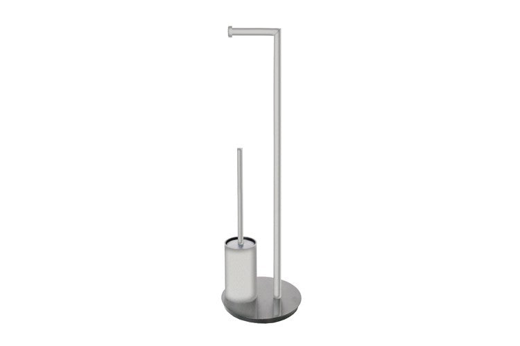 ADP Staten Freestanding Toilet Caddy - Chrome - Wellsons