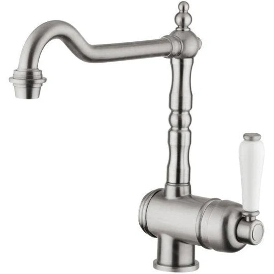 Armando Vicario Provincial Single Lever Basin Mixer - Brushed Nickel