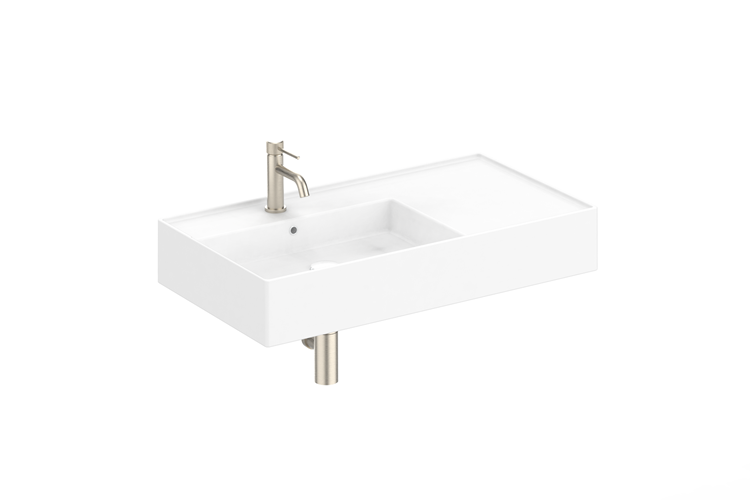 ADP Teorema Wall Hand Basin 800mm - Gloss White