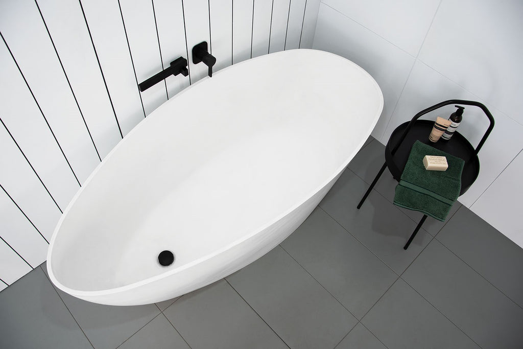 ADP Tranquil Freestanding Bath 1560mm - Gloss White - Wellsons