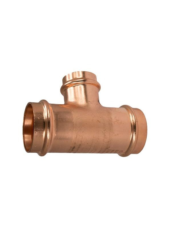 Copper Press Unequal Tee Gas 40MM X 40MM X 20MM - Wellsons