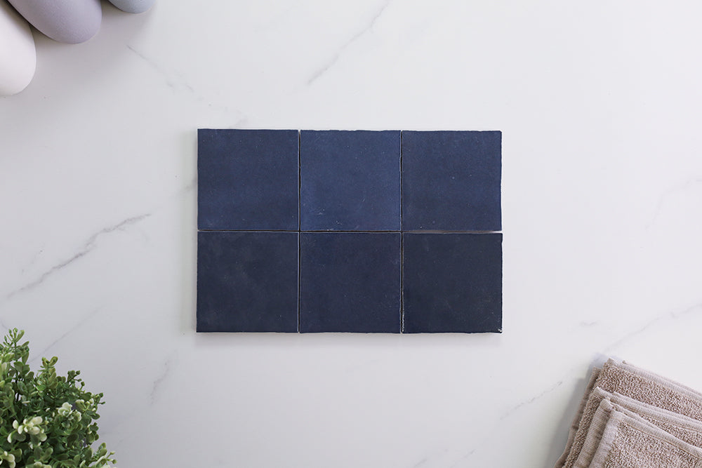 Milan China Semi Gloss Small Square Tile