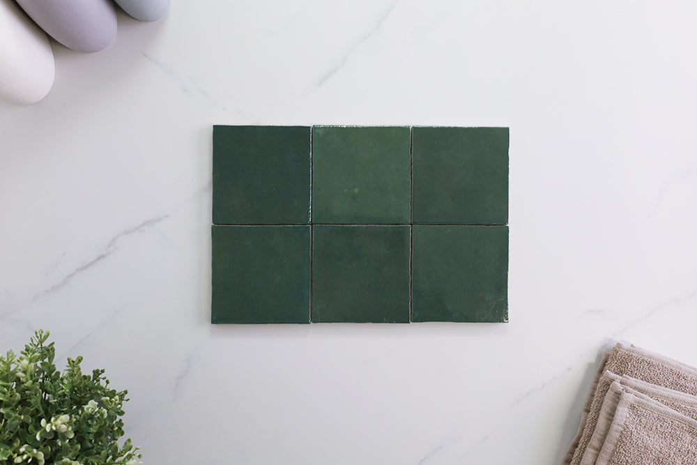 Milan Bosco Semi Gloss Small Square Tile