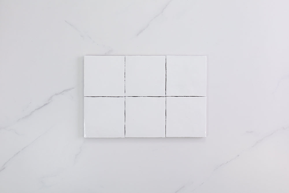 Milan Gesso Semi Gloss Small Square Tile