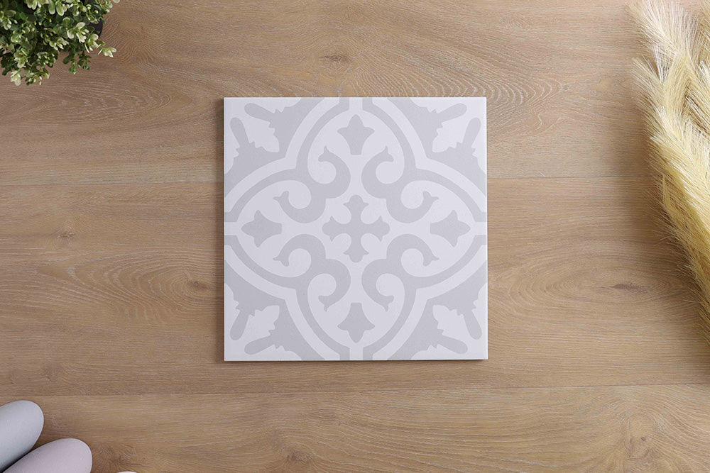 Botania Touch Sage Matt Encaustic Look Tile