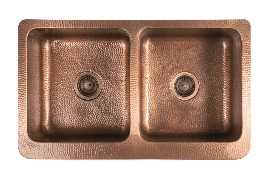 Ashby Genuine Copper Hand Crafted Farmhouse Sink