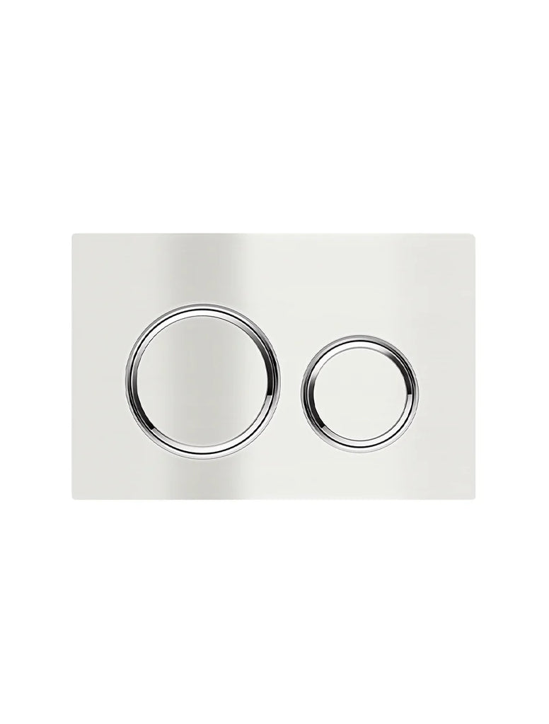 Meir Sigma 21 Dual Flush Plate By Geberit - Brushed Nickel