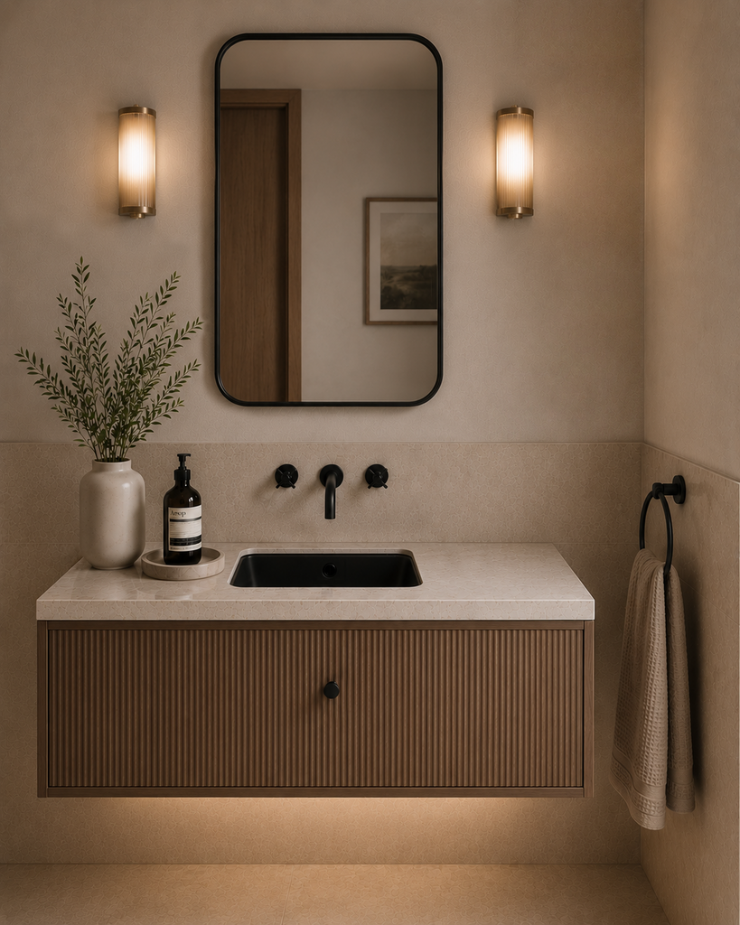 Turner Hastings Standard Agres 53x34 Under Counter Basin - Matte Black