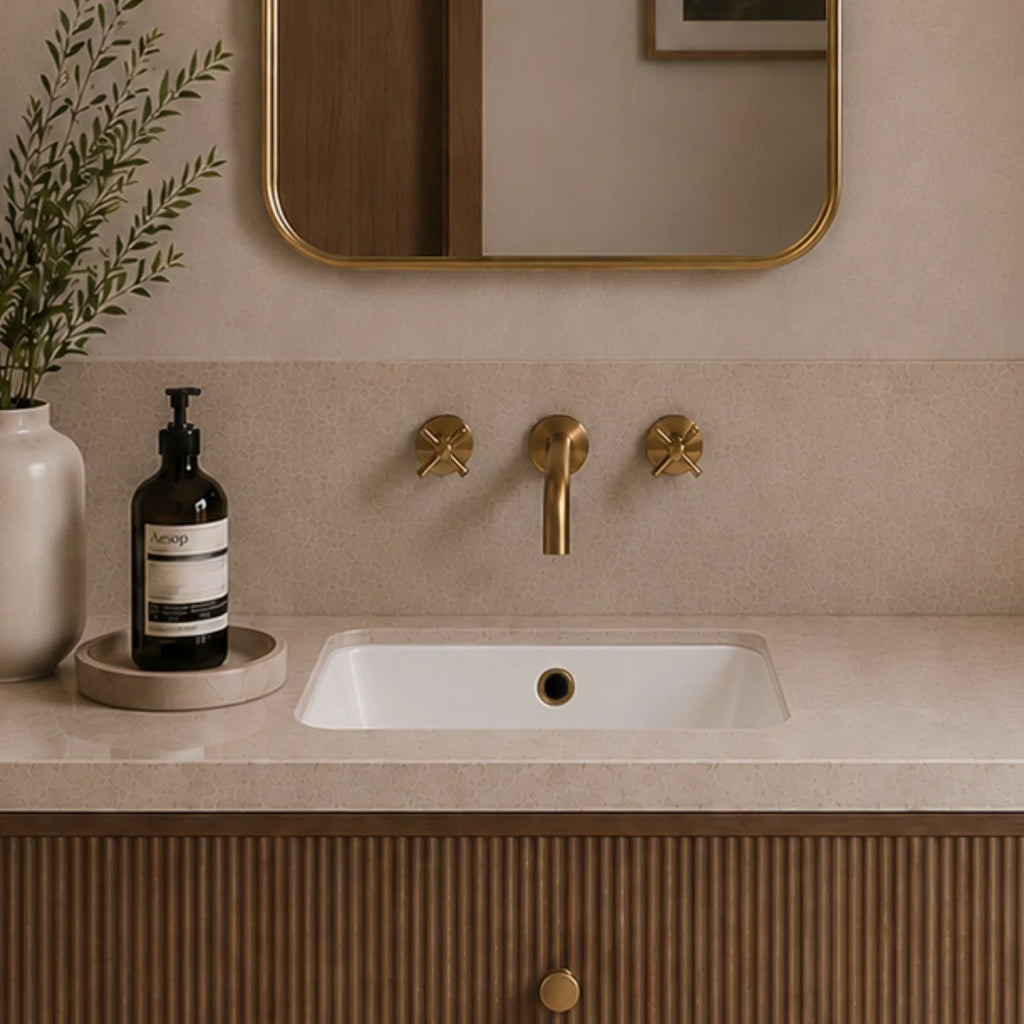 Turner Hastings Mini Agres 44x26 Under Counter Basin - Matte White