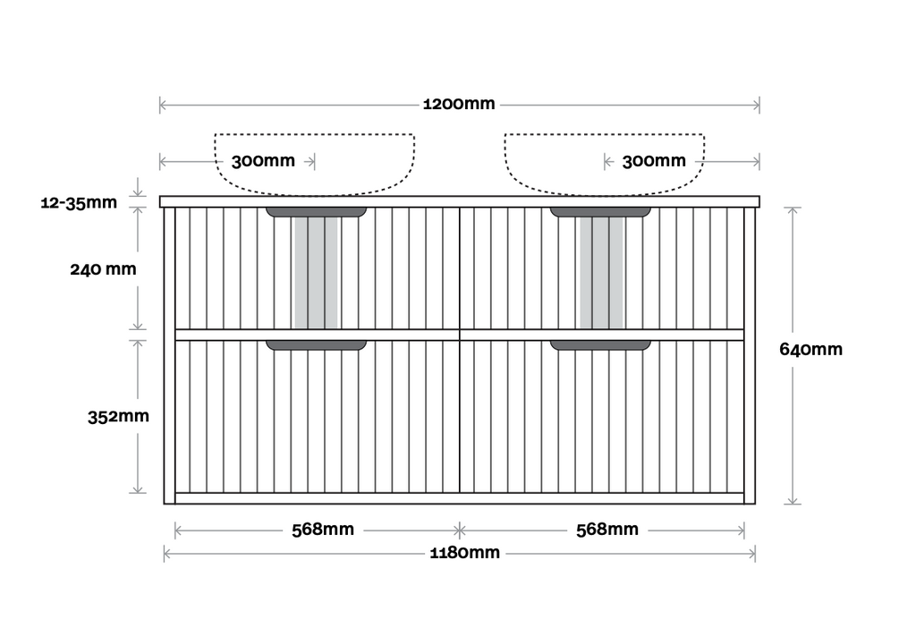 Marquis Salamander Wall Hung Vanity