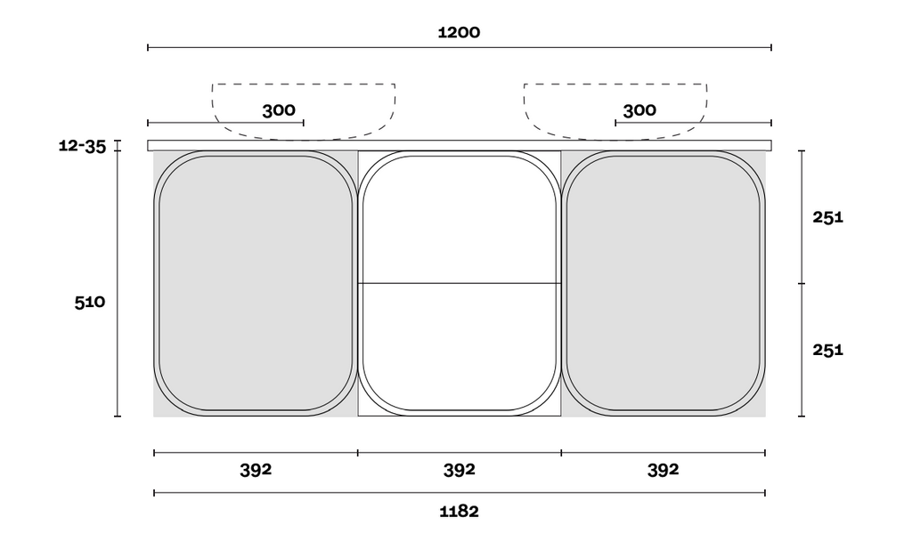Marquis Port Wall Hung Vanity