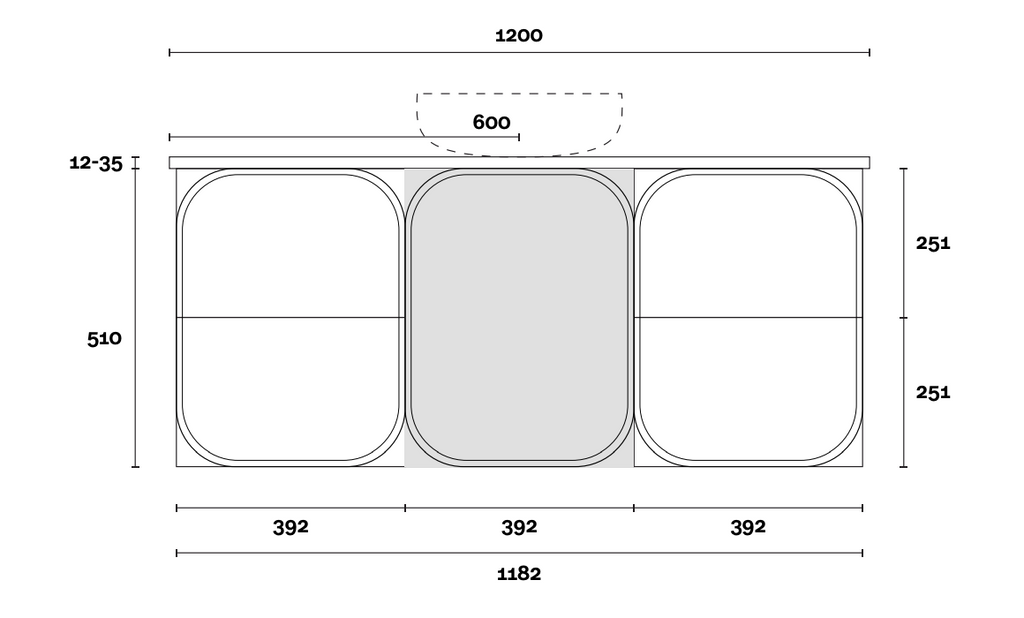 Marquis Port Wall Hung Vanity