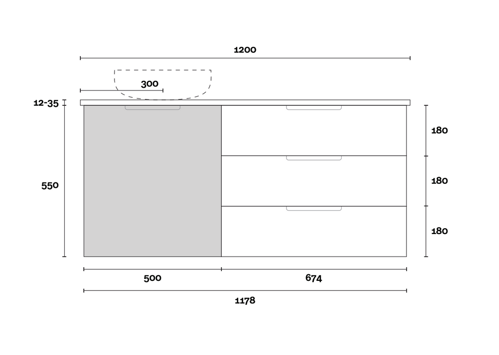 Marquis Shortland Wall Hung Vanity
