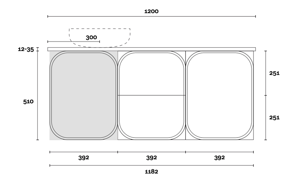 Marquis Port Wall Hung Vanity
