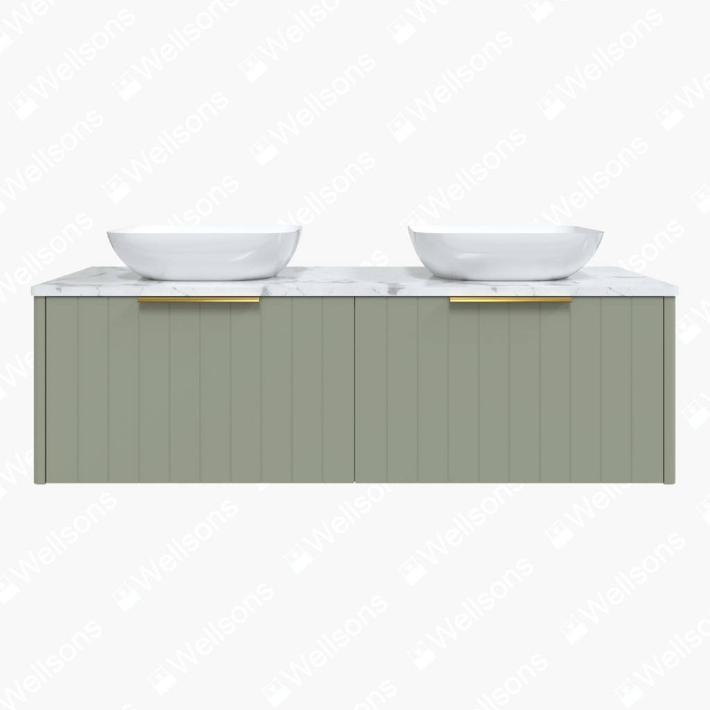Timberline Saba Wall Hung Vanity With Above Counter Basin