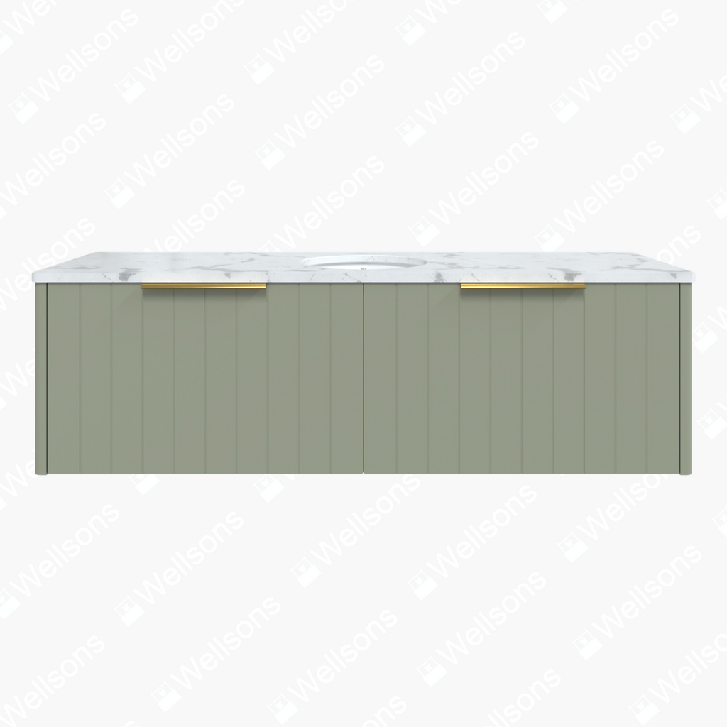 Timberline Saba Wall Hung Vanity With Under Counter Basin