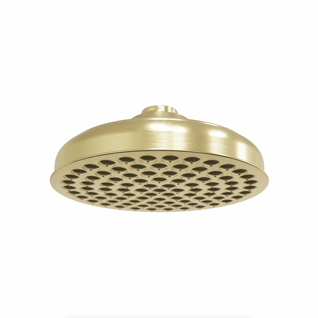 Haven Brass Shower Head Outdoor