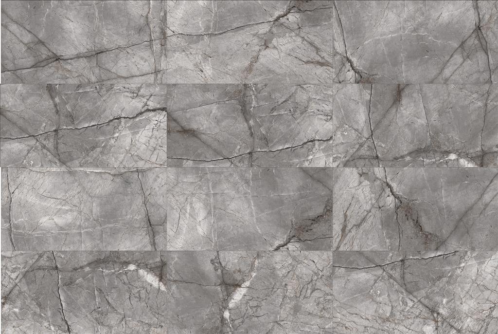 Root Light Grey Satin Marble Look Tile 600x1200