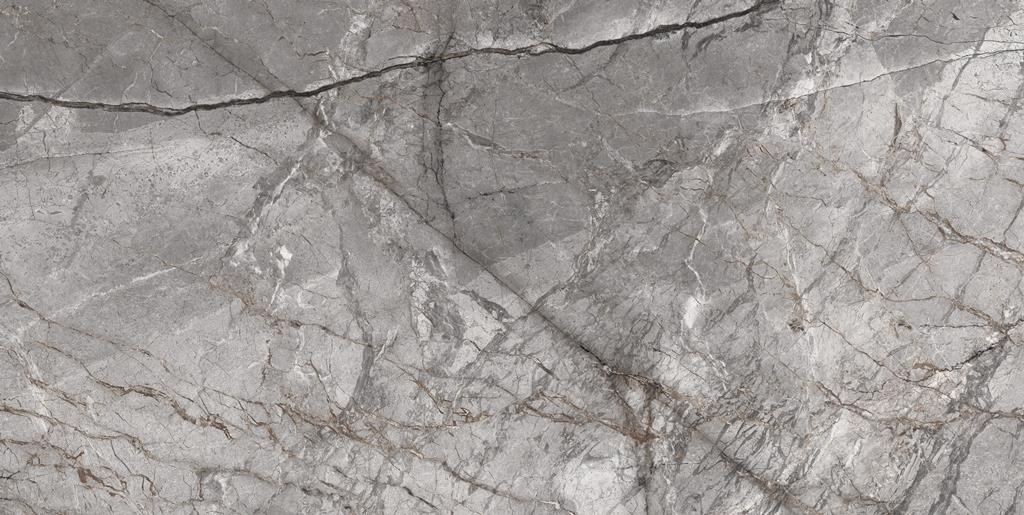 Root Light Grey Polished Marble Look Tile 600x1200