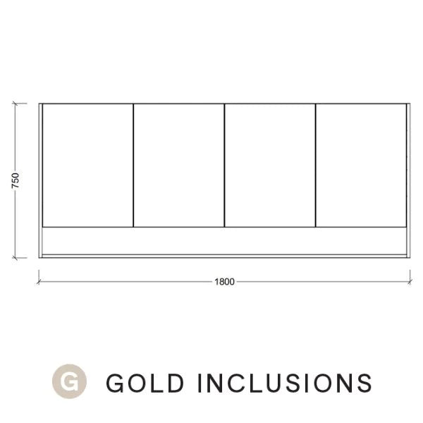 Timberline Sanremo Shaving Cabinet