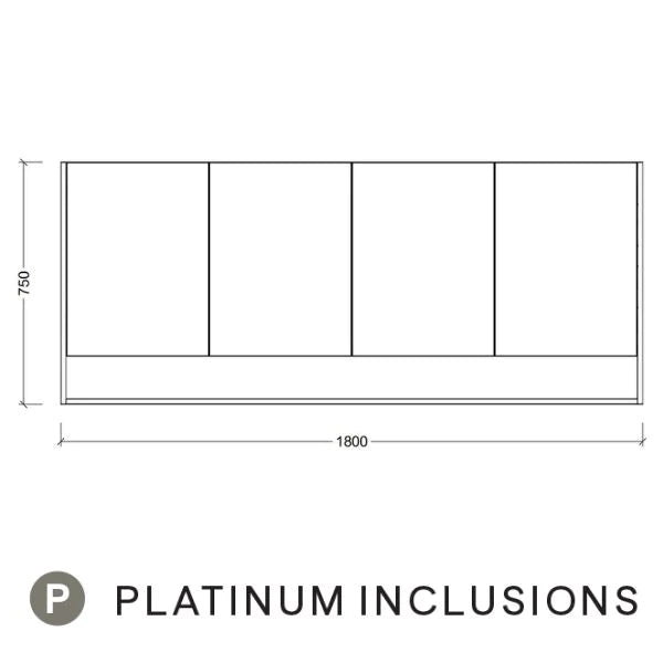 Timberline Sanremo Shaving Cabinet