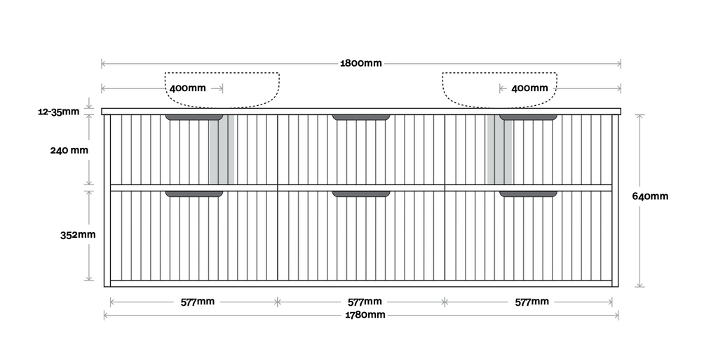 Marquis Salamander Wall Hung Vanity