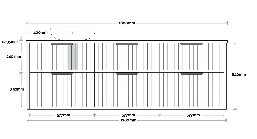 Marquis Salamander Wall Hung Vanity