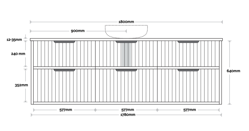 Marquis Salamander Wall Hung Vanity