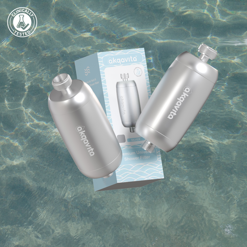 Premium Shower Head Filter Hard Water Purifier - Twin Pack