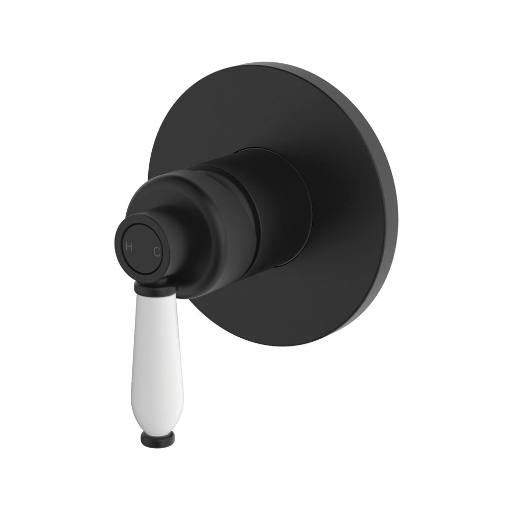 Fienza Eleanor Wall Mixer - Matte Black