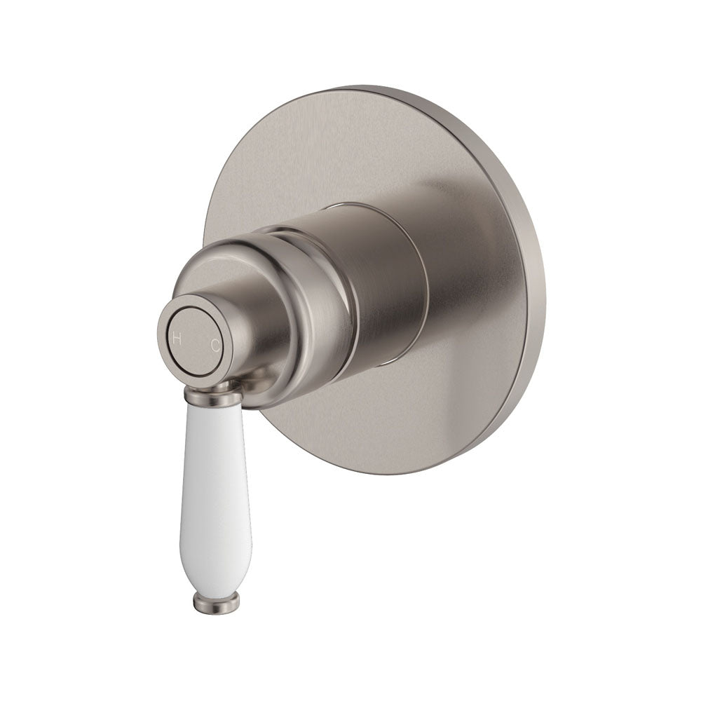 Fienza Eleanor Wall Mixer - Brushed Nickel