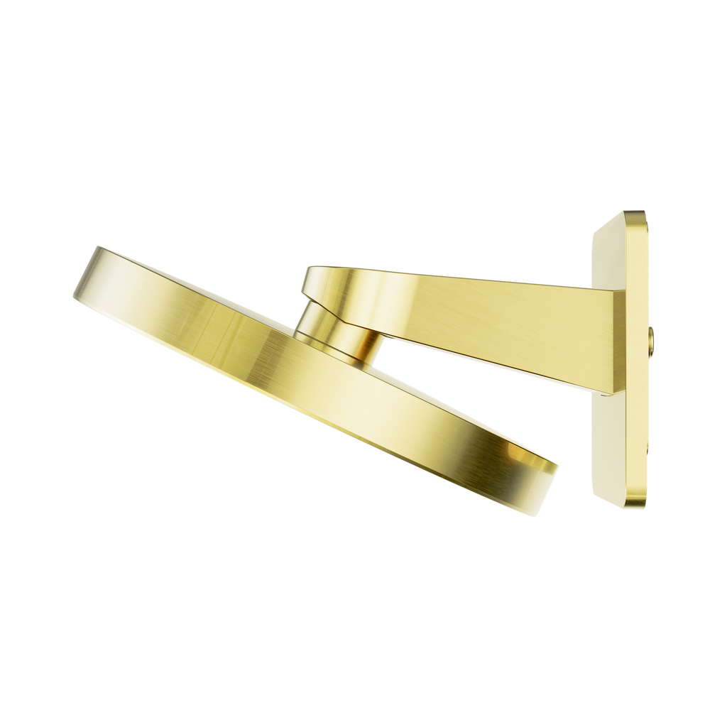 Nero Serenity Wall Shower Head - Brushed Gold