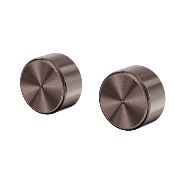 Nero Serenity Wall Top Assembly with Metal Handle - Brushed Bronze