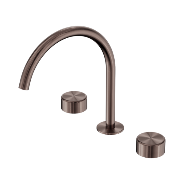 Nero Serenity Basin/Kitchen Set Arc Spout with Metal Handle - Brushed Bronze