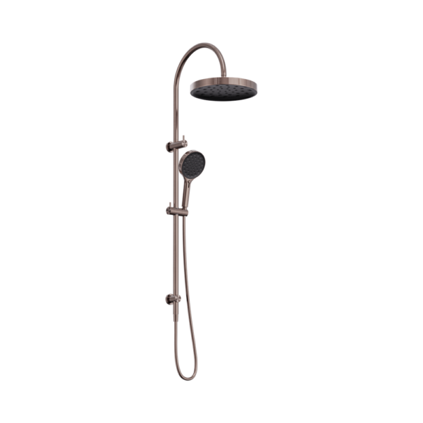 Nero Serenity Twin Combination Shower - Brushed Bronze