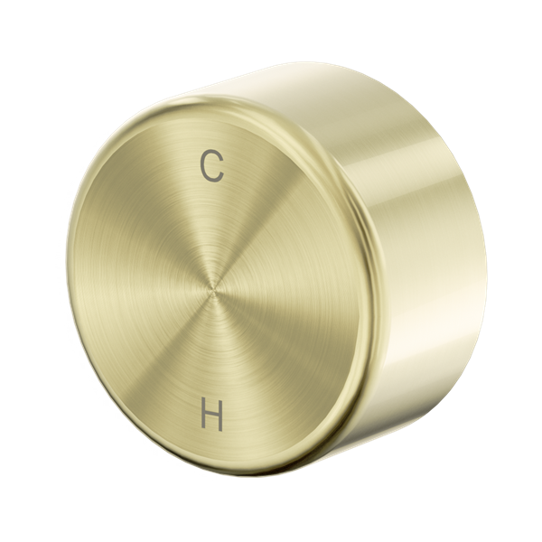 Nero Serenity Progressive Shower Mixer With Metal Handle - Brushed Gold