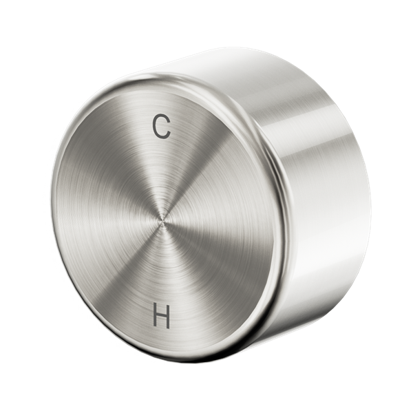 Nero Serenity Progressive Shower Mixer With Metal Handle - Brushed Nickel