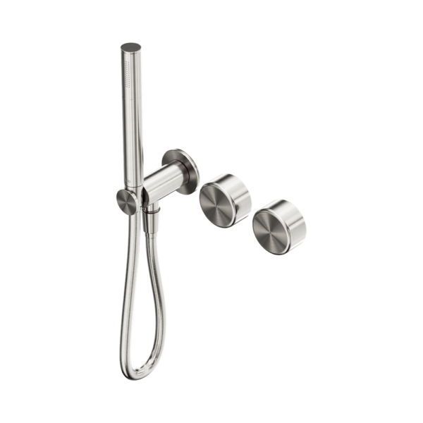 Nero Serenity Progressive Shower System with Metal Handle & Slim Shower - Brushed Nickel