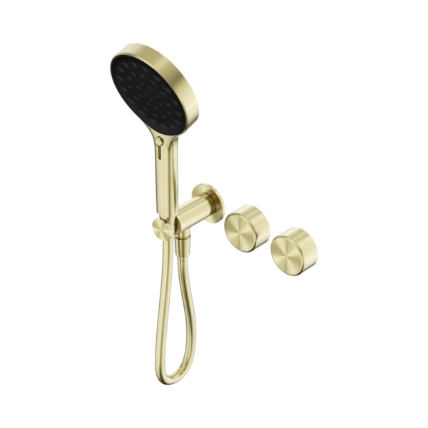 Nero Serenity Progressive Shower System with Metal Handle Hand Shower - Brushed Gold