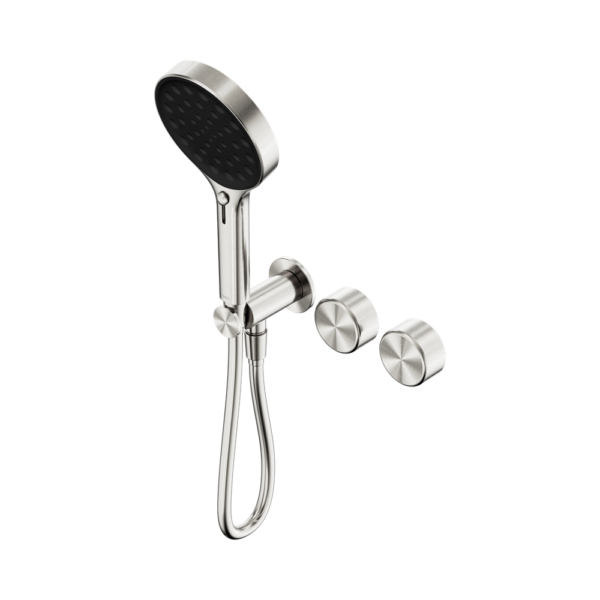 Nero Serenity Progressive Shower System with Metal Handle Hand Shower - Brushed Nickel