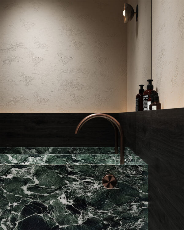 Nero Serenity Progressive Bath/ Kitchen Mixer Arc Spout with Metal Handle - Brushed Bronze