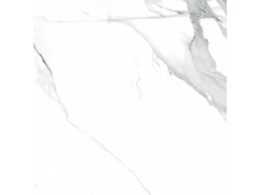 Calacatta Pro Marble Look Tile Polished 600x600
